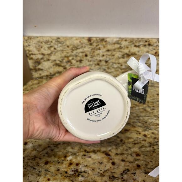 Rae Dunn Disney Villains Mug Mistress of Evil Mug White Maleficent - Picture 3 of 3